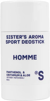 Твердий дезодорант для чоловіків Sister's Aroma Sport Homme 50 г (4820227786442)