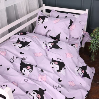 Комплект постельного белья Mirson King Size 220х240 см 17-0883 Magic Kuromi Ranforce Elite (2200012199381)