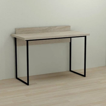 Письменный стол Ferrum-decor Скай 76x120x60 черный ДСП Дуб Сонома 32мм (FRD-103627)
