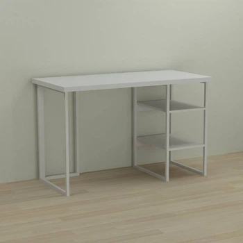 Письмовий стіл Ferrum-decor Кевін 76x120x60 білий ДСП Біле 32мм (FRD-101254)