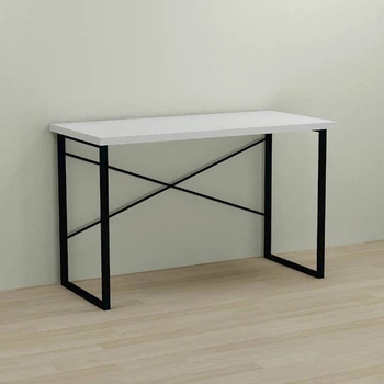 Письменный стол Ferrum-decor Дейв 76x140x70 черный ДСП Белое 32мм (FRD-102018)