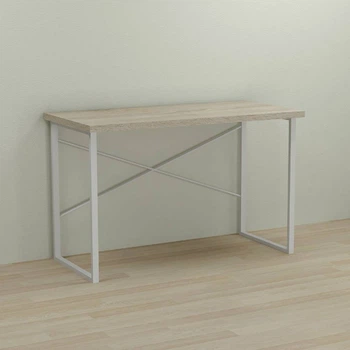 Письмовий стіл Ferrum-decor Дейв 76x100x60 білий ДСП Дуб Сонома 32мм (FRD-102142)