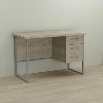 Письмовий стіл Ferrum-decor Гаррі 76x120x70 сірий ДСП Дуб Сонома 32мм (FRD-101477)