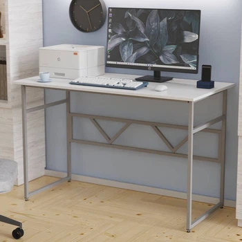 Письменный стол Ferrum-decor Раян 75x100x60 серый ДСП Белое 16мм (FRD-101591)