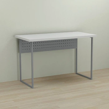Письмовий стіл Ferrum-decor Майк 76x120x60 сірий ДСП Біле 32мм (FRD-101782)