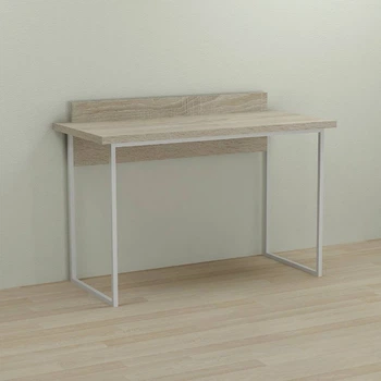 Письмовий стіл Ferrum-decor Скай 76x120x70 білий ДСП Дуб Сонома 32мм (FRD-101107)
