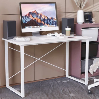 Письмовий стіл Ferrum-decor Дейв 76x140x60 білий ДСП Біле 32мм (FRD-102161)