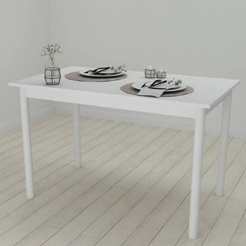 Стол кухонный Ferrum-decor Бенита 75x120x70 Белый ДСП Белое 16мм (FRD-106275)