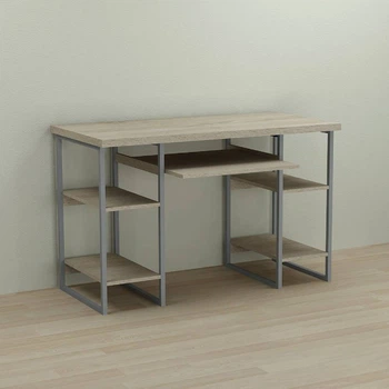 Письменный стол Ferrum-decor Тим 76x120x70 серый ДСП Дуб Сонома 32мм (FRD-101893)