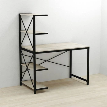 Комп'ютерний стіл Ferrum-decor Джек 75x120x60 Чорний ДСП Сонома (FRD-104382)