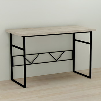 Письмовий стіл Ferrum-decor Райан 76x140x70 чорний ДСП Дуб Сонома 32мм (FRD-103727)