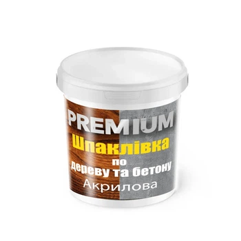 Шпаклівка акрилова по дереву та бетону Сосна 0.8 кг PREMIUM