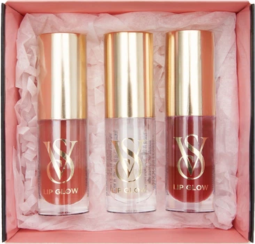 Подарочный набор масел для губ Victoria's Secret Lip Glow Clear 3.2 г + Peony 3.2 г + Maple 3.2 г (1159847745)