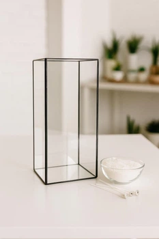 Подсвечник DELUXE Аccessories Колба 100*200*100 мм стеклянный без наполнения