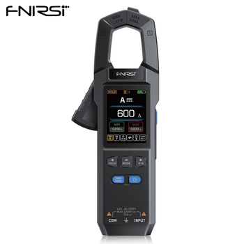 Цифровые токовые клещи FNIRSI DMC-100 AC/DC 600А True RMS мультиметр умные токоизмерительные клещи