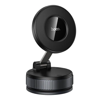 Автотримач для смартфона Hoco H86 Magnetic / Vacuum, Black