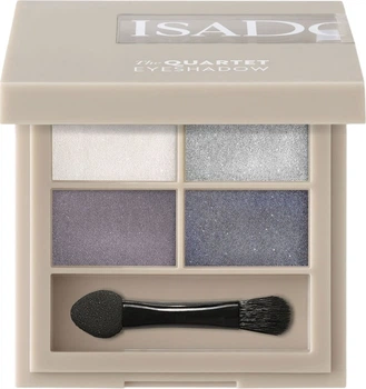 Paleta cieni do powiek Isadora The Quartet Shadow błyszczące perłowe 12 Crystal Mauve 3.5 g (7333352085450)