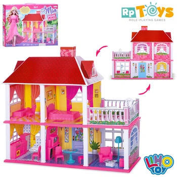 Кукольный дом с аксессуарами RP Toys 6980 Домик для куклы 83,5-70-25,5 см