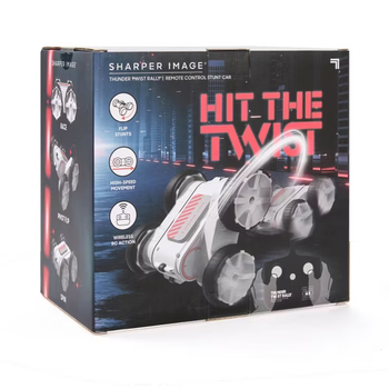 Трюковая машина Sharper Image RC Thunder Twist Rally: автомобиль с дистанционным управлением на батарейках