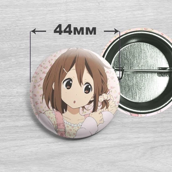 Значок Юі Хірасава з аніме Кей-Он! / K-On! №5 44мм