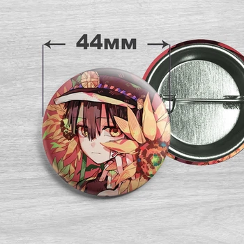 Значок Ханако из аниме Туалетный мальчик Ханако / Toilet-Bound Hanako-kun. №7 44мм