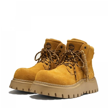 Чоловічі черевики Palladium Martin Boots Suede V5 Yellowish Brown 39 Жовтий 79612-001-M