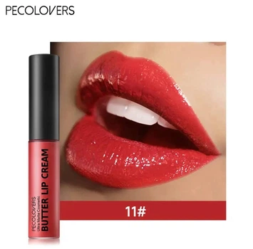 Рідка помада, блиск для губ Pecolovers Ultra Matte Cosmetic Butter Lip Cream