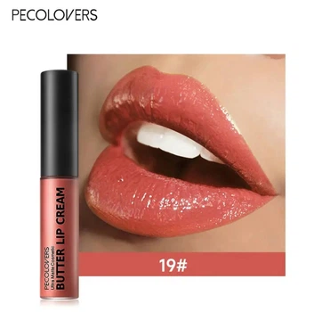 Рідка помада, блиск для губ Pecolovers Ultra Matte Cosmetic Butter Lip Cream 19