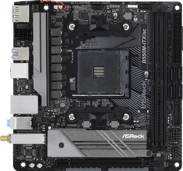 Материнська плата ASRock B550M-ITX/ac (AM4, AMD B550, PCI-Ex16) (J4M0XB042299) - Уцінка