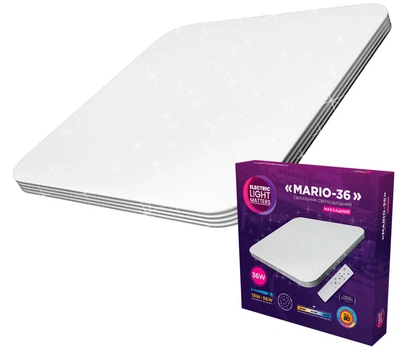 Світильник стельовий з пультом керування ПК ELM MARIO 36W 2280lm 3000K-6500K (26-0107)