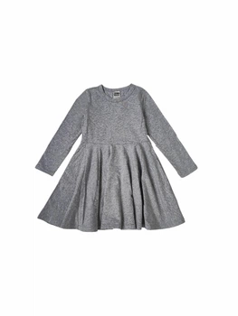 Дитяча сукня для дівчинки Green Cotton 98 см Сірий-меланж (251112110)