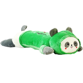 Длинная игрушка подушка Bambi M 14694 G Панда, Зеленый, 94 см (M 14694 Green-RT)