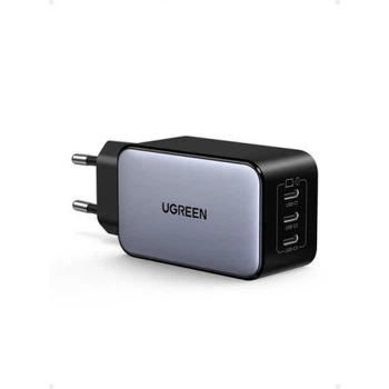 Зарядний пристрій Ugreen 65W GaN Nexode X556 3 порти USB-C EU вилка