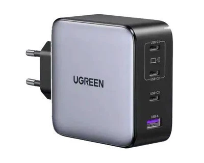Зарядное устройство Ugreen 200W GaN Nexode X764 4 порта 1U+3C (UGR-35539) EU вилка серый