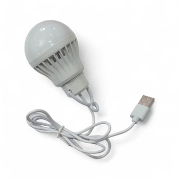 Лампочка от повербанка или ноутбука Luxel A50 LED USB 5W mini подвесная светодиодная кемпинговая