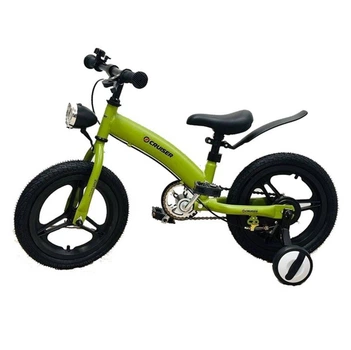 Детский велосипед-беговел Cruiser SWITCH BIKE 2-в-1 з широкими колесами 16"зеленый