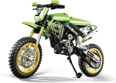 Конструктор Мотоцикл Moto Aurora Спортбайк Kawasaki 466 деталей