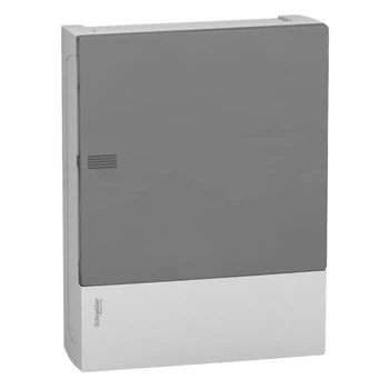 Щиток 24 модулей наружный Schneider Electric дымчатая дверца 2ряда Mini Pragma