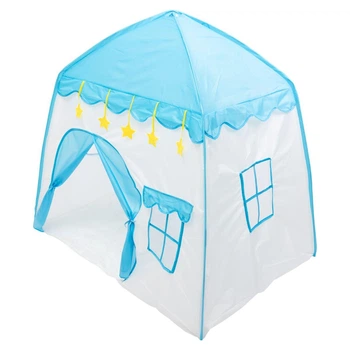 Игровая палатка 125×100×120 см для дома и улицы 100% полиэстер голубая PS-4686