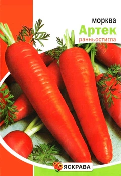 Семена моркови Артек Яскрава 10г