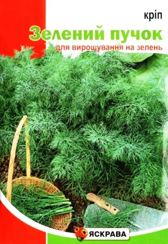 Семена укропа Зеленый пучок кустовой Яскрава 20г