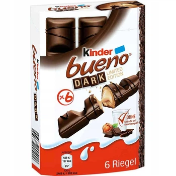 Батончик шоколадный Kinder Bueno Dark 129 г