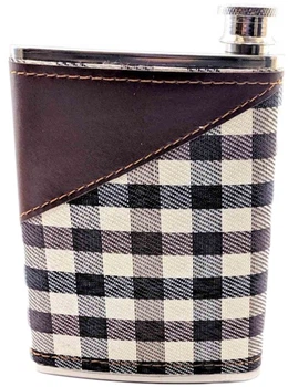Фляга из нержавеющей стали Huka 240 мл "Шотландская клетка" (DN32891)