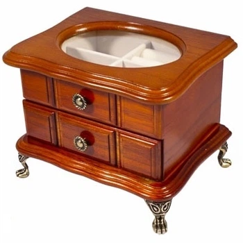 Шкатулка-комодик для прикрас King Wood Коричнева (JF-K2125C-2)