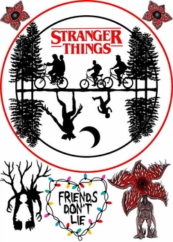 Вафельная съедобная картинка Очень странные дела. Stranger Things А4 (p2135)