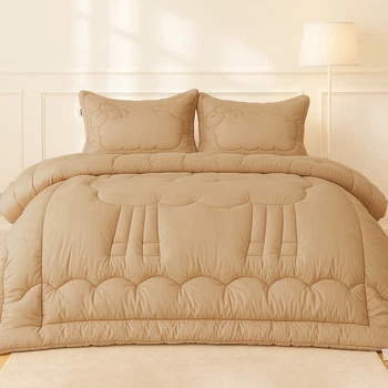 Одеяло MirSon Зимнее Полуторное 155х215 см шерстяное Wool №516 Marzello Collection (2200012214169)