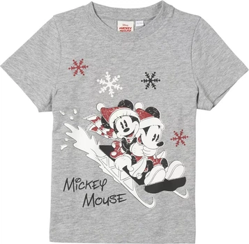 Футболка хлопковая з принтом для мальчика Disney LIDL 123035 098-104 см (2-4 years) Серый