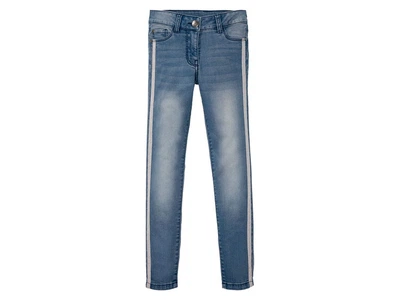 Джинсы Skinny с люрексовой нитью для девочки Pepperts LYCRA® 328899 164 см (13-14 years) Синий