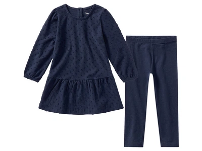 Костюм (плаття і лосини) для дівчинки Lupilu LYCRA® 386733 110-116 см (4-6 years) темно-синій