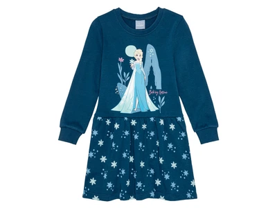 Платье хлопковое с принтом для девочки Disney Frozen 382063 134-140 см (8-10 years) темно-синий